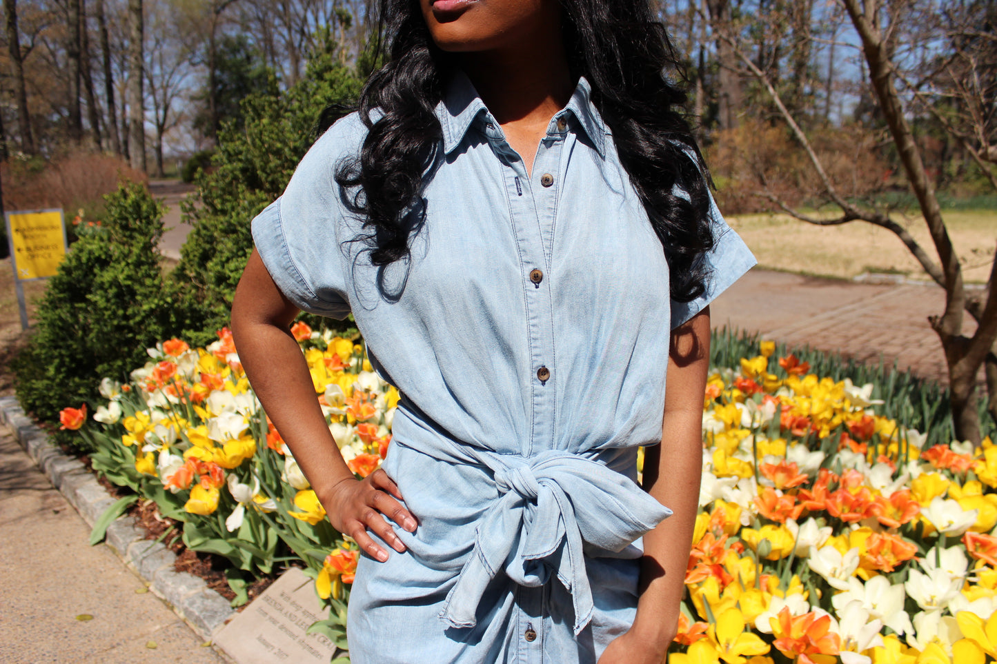 Denim Babe | Chambray Dress