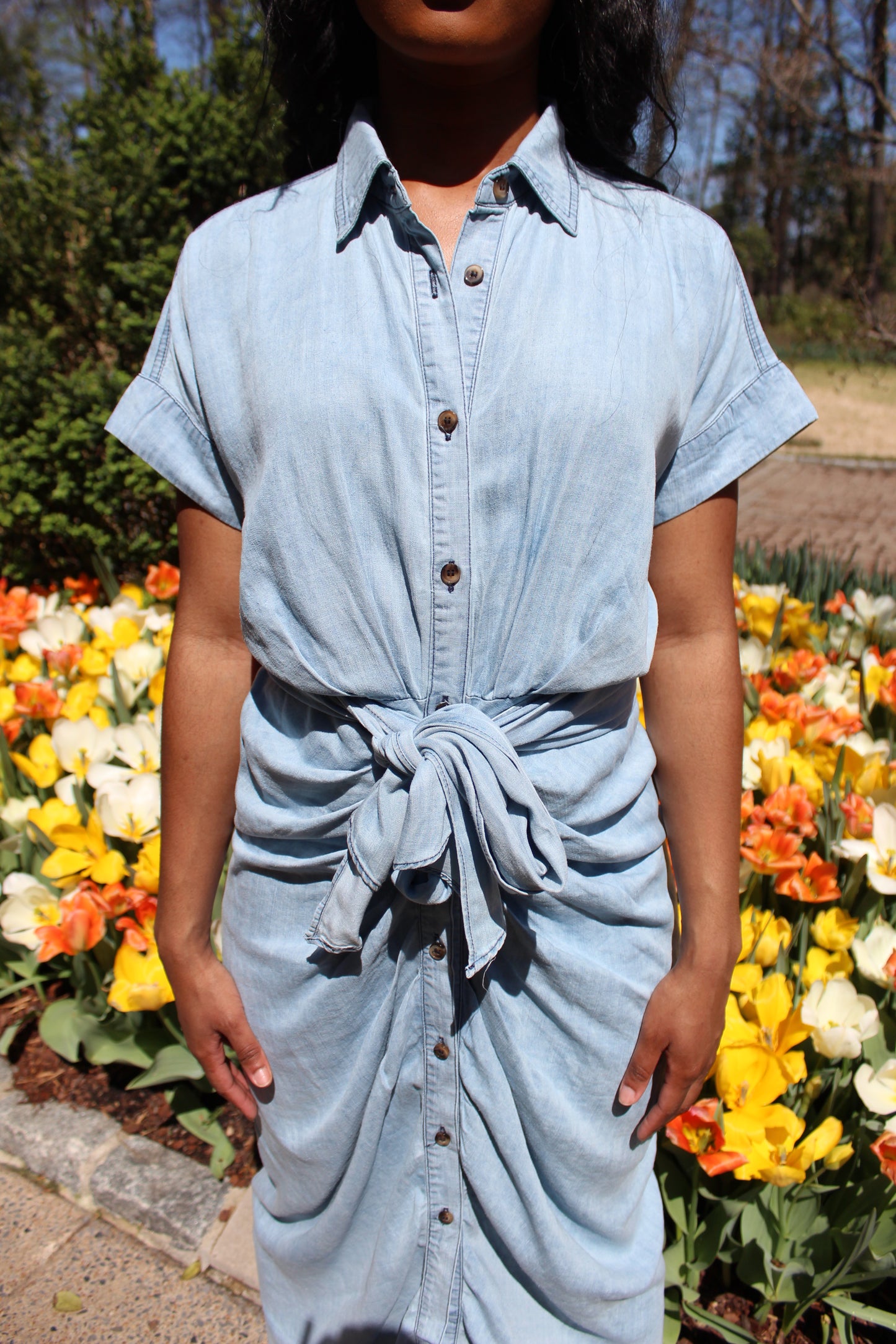 Denim Babe | Chambray Dress