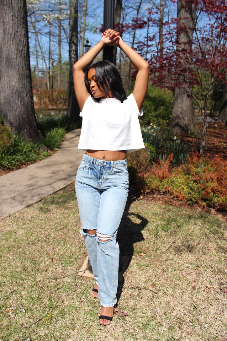 Her Faves | High Rise Straight Denim Jeans