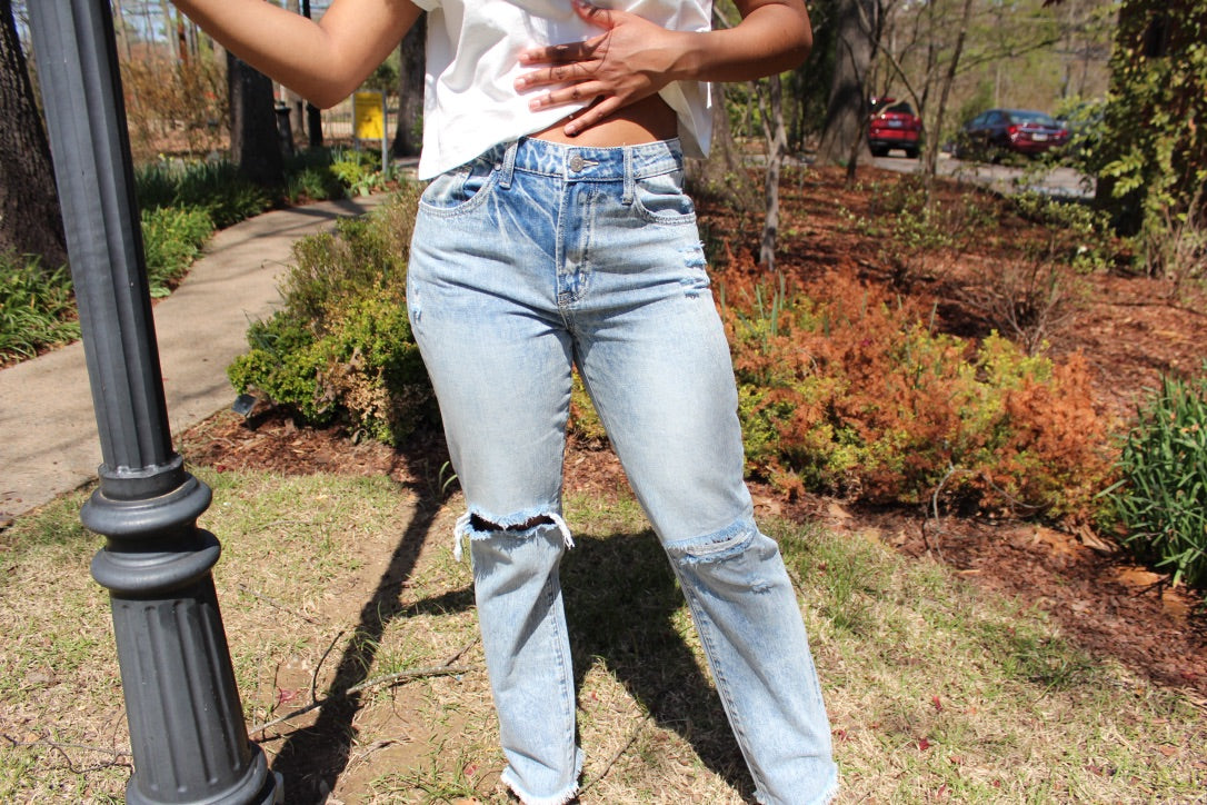 Her Faves | High Rise Straight Denim Jeans