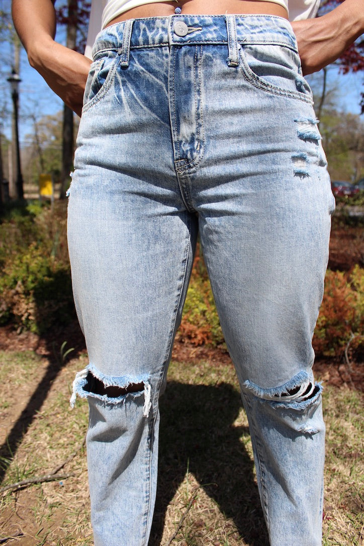 Her Faves | High Rise Straight Denim Jeans